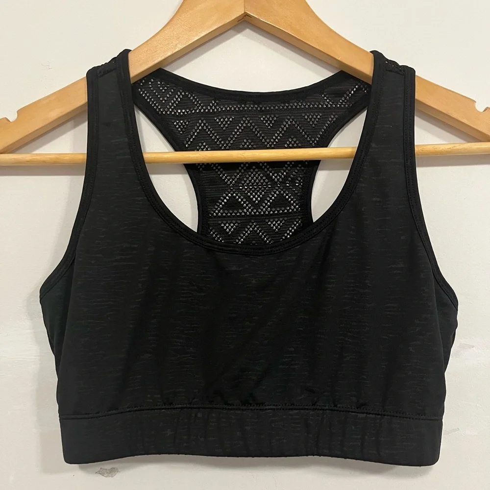 Zyia Active Bomber Bra Black M